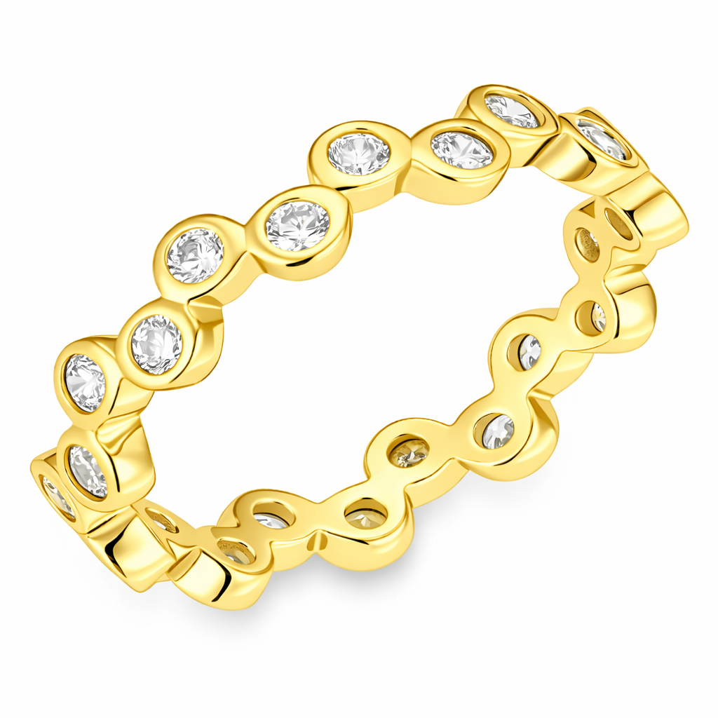 Eterna Bezel Stacking Ring