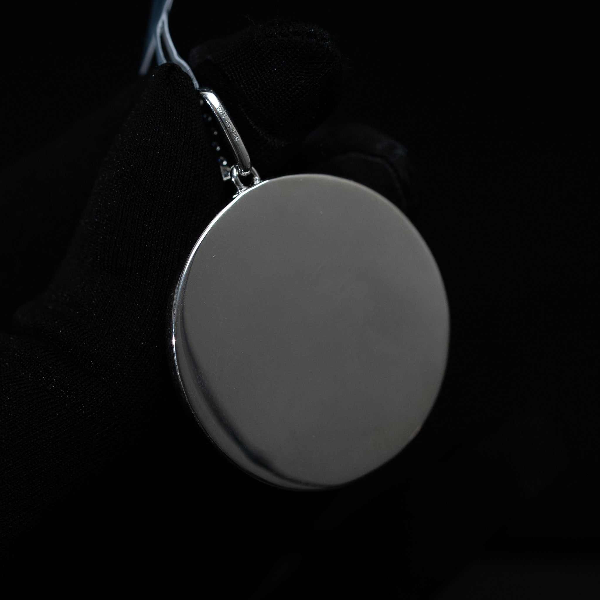 Moissanite Three-Tone Last Supper Pendant in 925 Sterling Silver