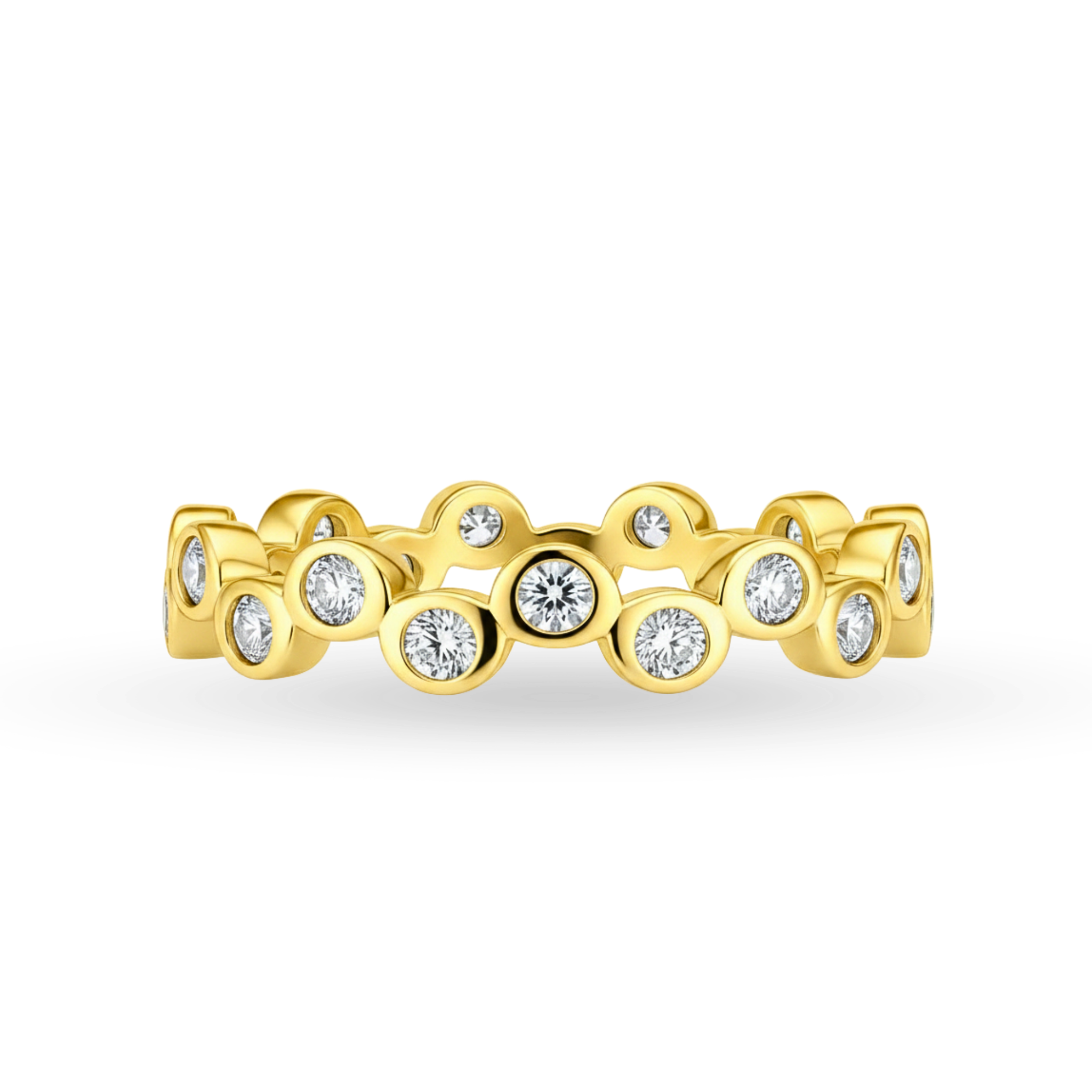 Eterna Bezel Stacking Ring