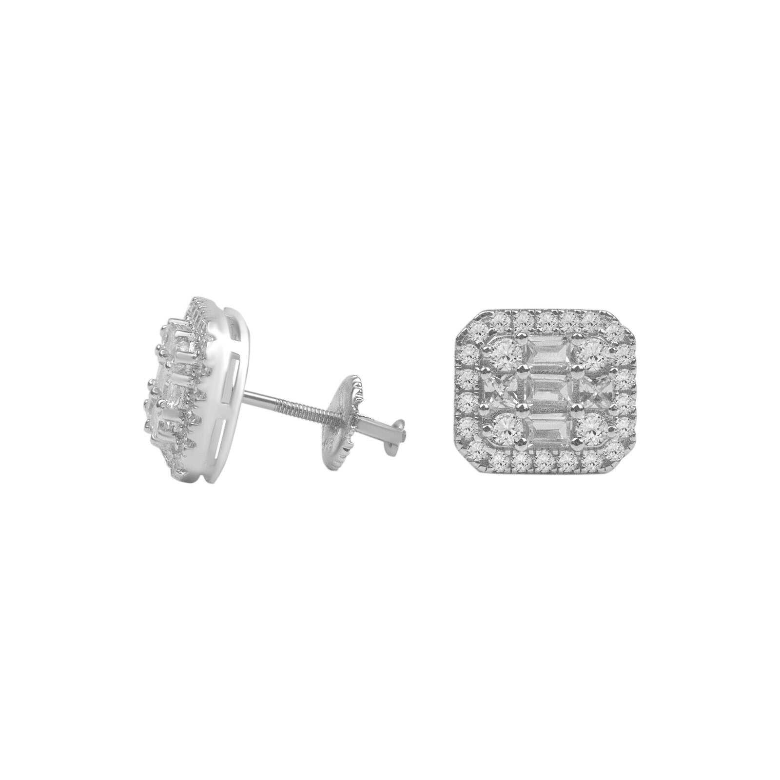 Baguette Stud Earrings
