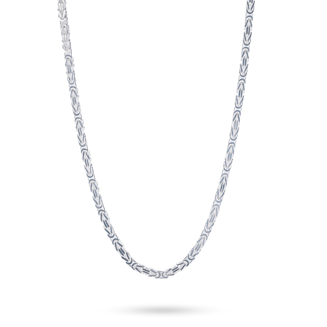 3MM Byzantine Chain 925 Sterling Silver