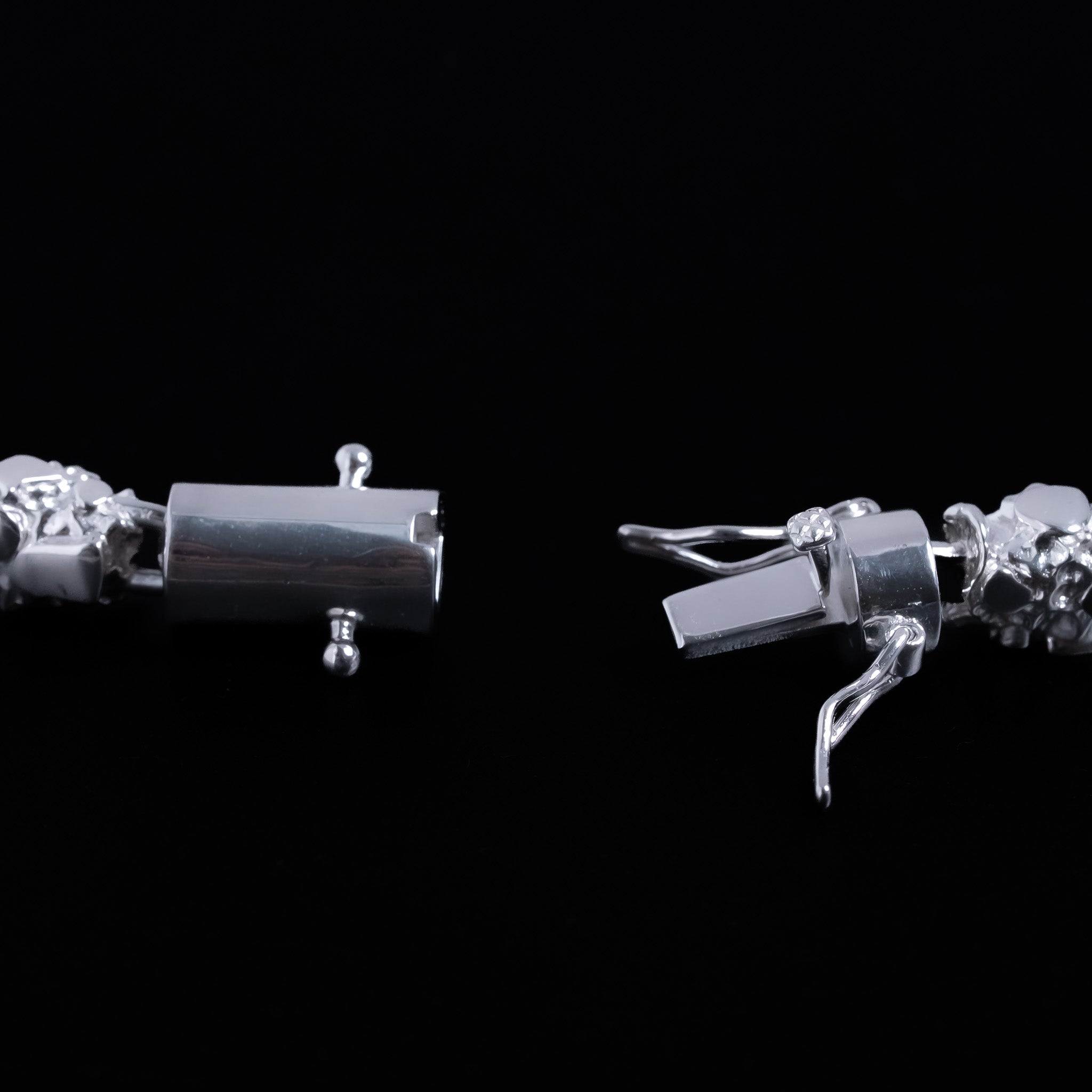 Nugget Chain 8.5 mm Necklace Real Solid 925 Sterling Silver