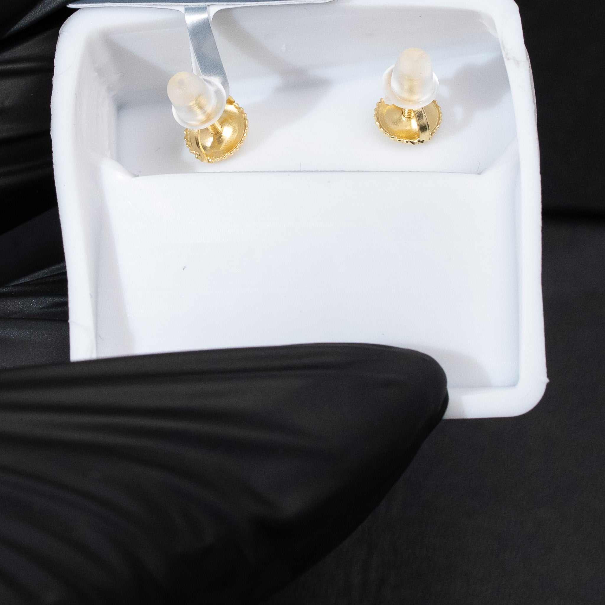 Moissanite 0.5ct Flower Stud Earrings 925 Sterling Silver Screw Back