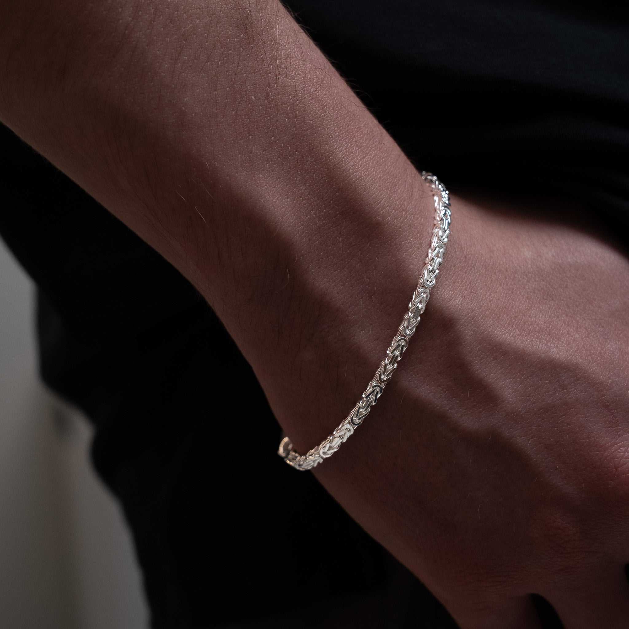 3MM Byzantine Chain 925 Sterling Silver
