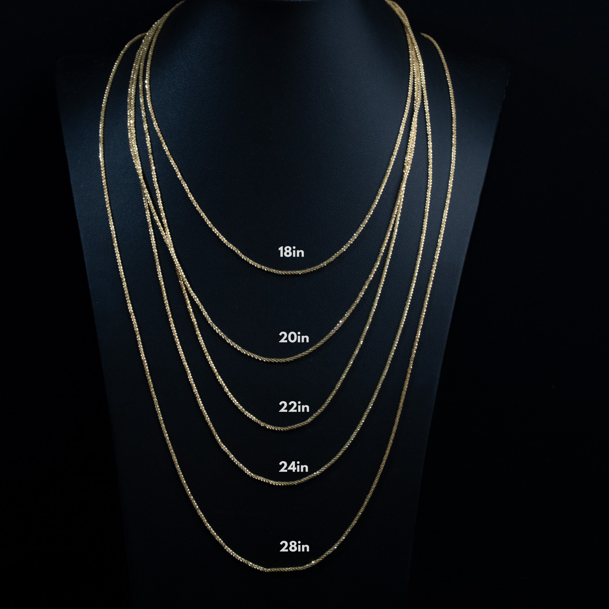 Sparkle Twisted Rock Chain & Bracelet 14K Gold Plated 925 Sterling Silver