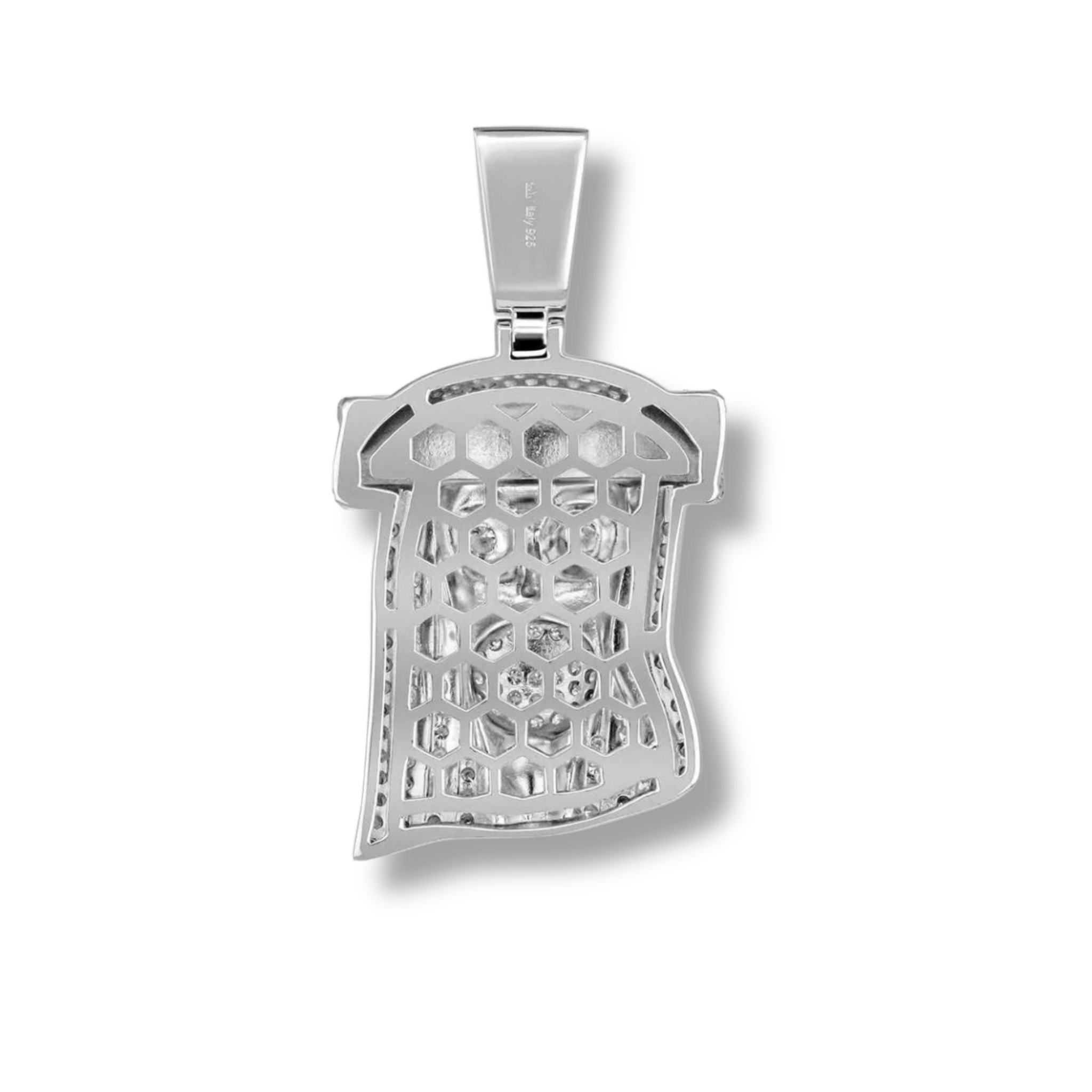 Moissanite Jesus Head Piece Pendant 925 Sterling Silver