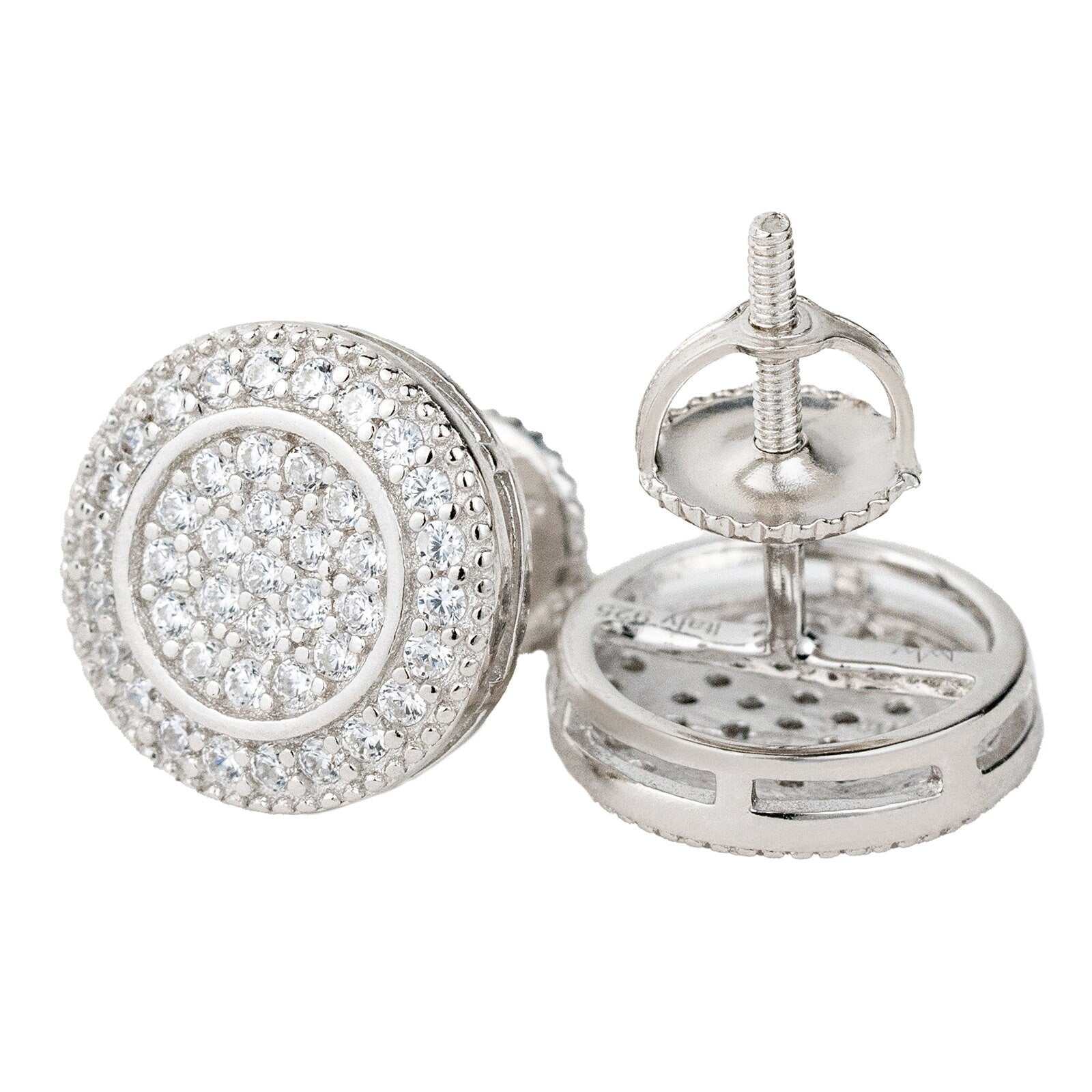 Round Stud Earrings