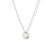 Cultured Pearl 925 Sterling Silver Women Necklace