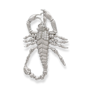Moissanite Scorpion Pendant 925 Sterling Silver
